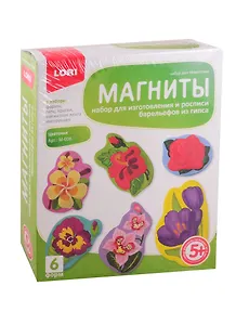 Набор для творчества LORI Фигурки на магнитах "Цветочки" М-008