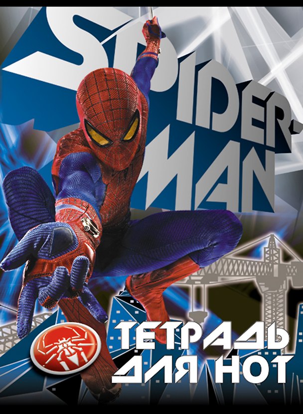 Тетрадь для нот 20л А4 "Spider-man", Disney 228100 — 1