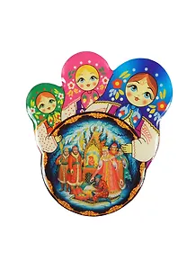 Магн.-круг 3матр.смола "Палех.Сказка о царе Салтане" (02-34-3KR-273)