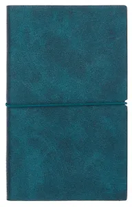 Ежедневник недат. А6+ 122x193 мм 120л "Наппа металлик" зеленый, кожзам, мягк.переплет, застёжка-резинка,офсет, ляссе