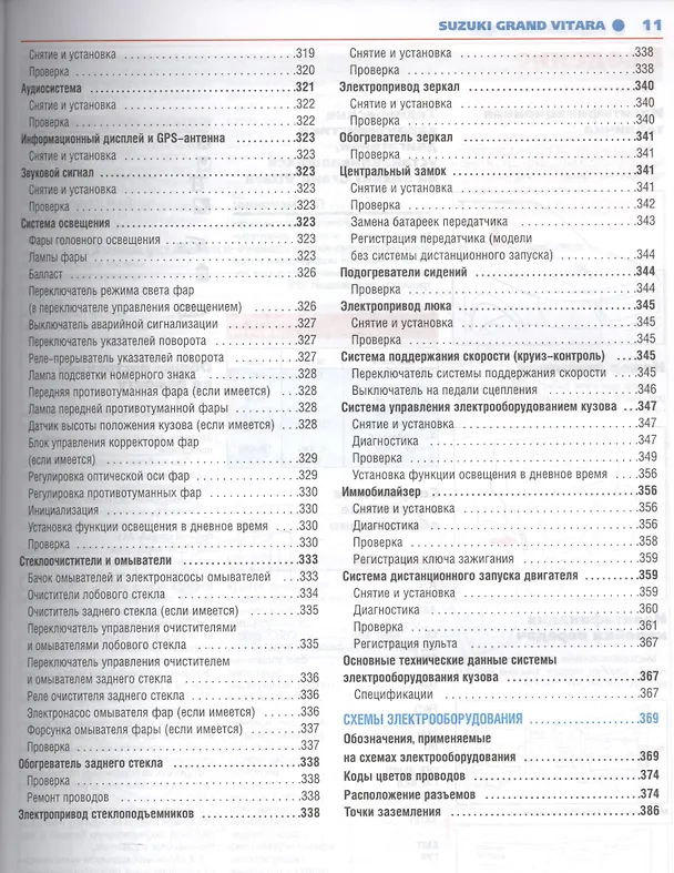 Книга Suzuki Grand Vitara. Модели с 2005 года выпуска с бензиновыми двигателями M16A (1,6 л.), J20A (2,0 л.). Руководство по ремонту и техническому обслуживанию. Цветные фотографии и электросхемы () — 10