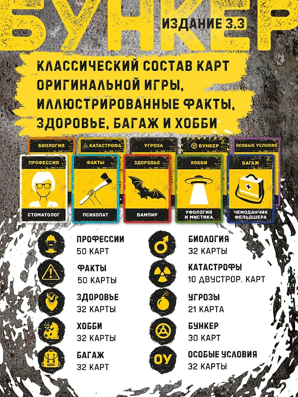 Настольная игра "Бункер", обновленная версия 3.3 3165253 — 6