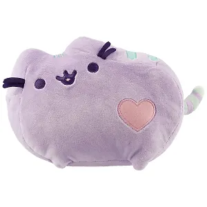 Котик Pusheen с сердечком фиолетовый (средний) (4060004)