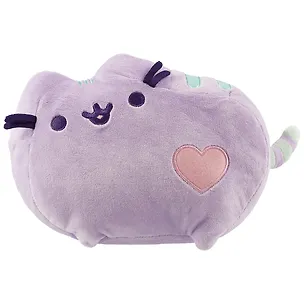 Котик Pusheen с сердечком фиолетовый (средний) (4060004) 2624565