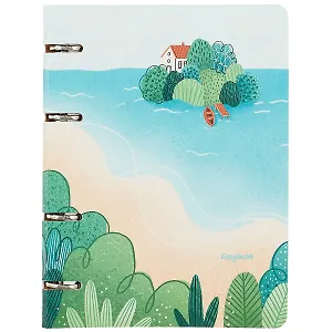 Тетрадь на кольцах в клетку Listoff, "Cute & Funny", 100 листов