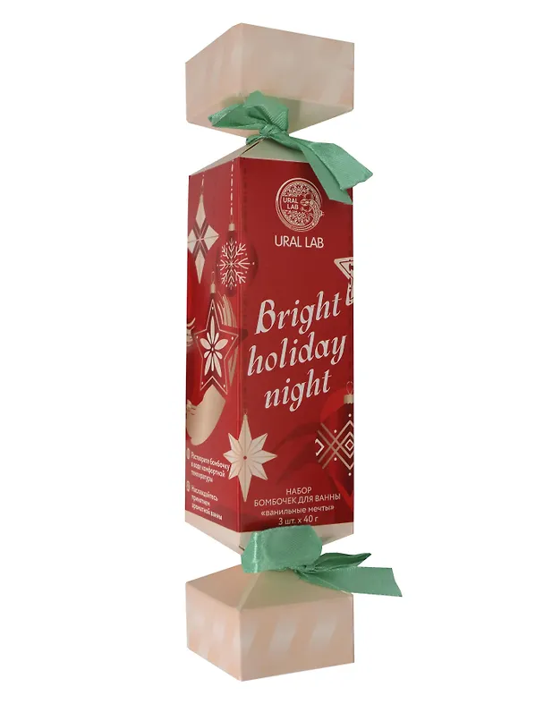 Набор бомбочек Bright holiday night Ванильные Мечты (3х40гр) 3126257 — 1