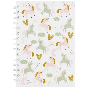 Тетрадь в клетку Hai Bin, "Единорог", 80 листов