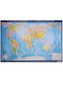 Карта Мир Политическая карта (КН23) (1:22млн) (картон) (лист) (155х107см)