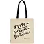 Сумка-шоппер Жить-так жить (С.Есенин) бежевая, текстиль 40см.*32см. — 2877537 — 1