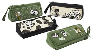 Пенал-косметичка "Панда" 2 отделения, в ассортименте