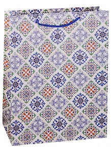 Пакет подарочный бумажный А3 "Турецкие узоры", нейтальный