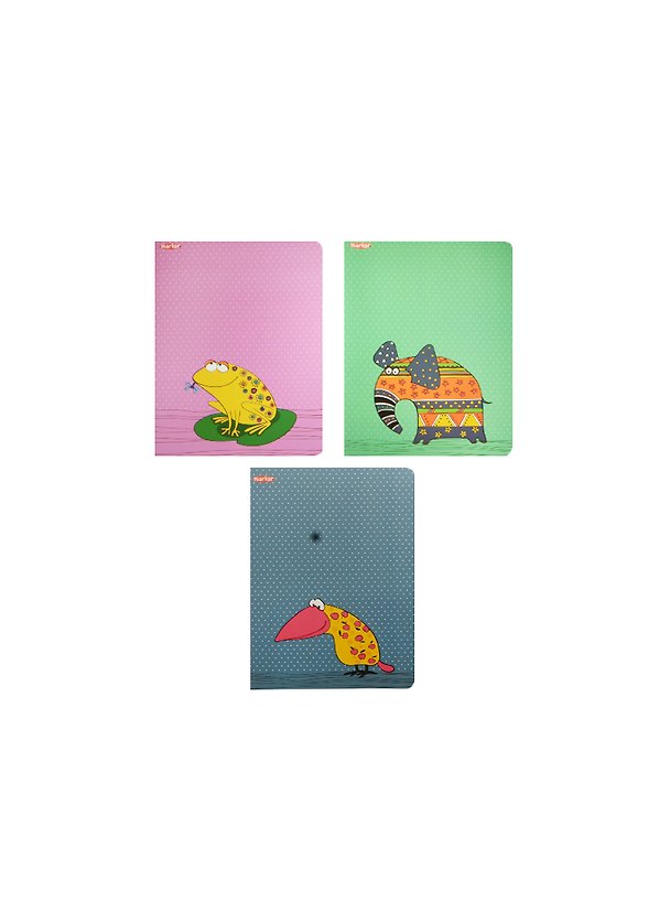Тетрадь общая «Flolar Pets», 60 листов в клетку, А4, в ассортименте - Marker Arte 237663 — 1