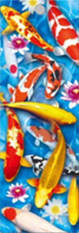 Закладка 3D Золотые карпы (BKM03FISH) (Листопадова) 2288598 — 1