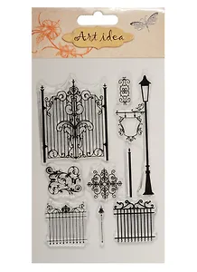 Набор для творчества, Штампы силиконовые 10*15см, дача