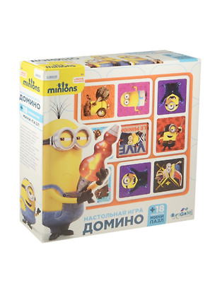 НИ Домино + Пазл 18А Minions (01711) (4+) (коробка) — 2481247 — 1