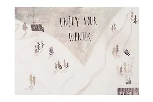 Открытка одинарная «Enjoy your winter»