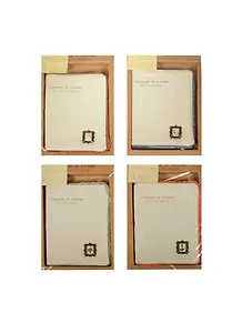 Блокнот с кружевной окантовкой в крафт коробке (140 стр) (11х16) (12011800)