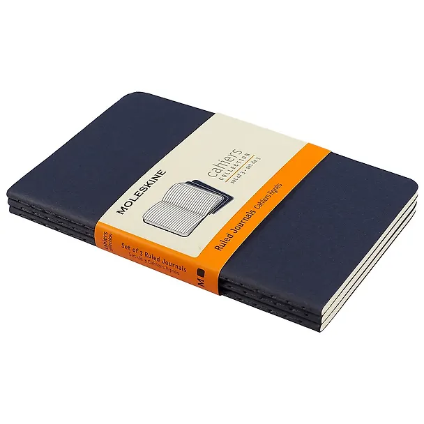 Набор книг для записей Moleskin Cahier Journal Pocket, 3 штуки, мягкая обложка, 32 листа, А6 242486 — 2