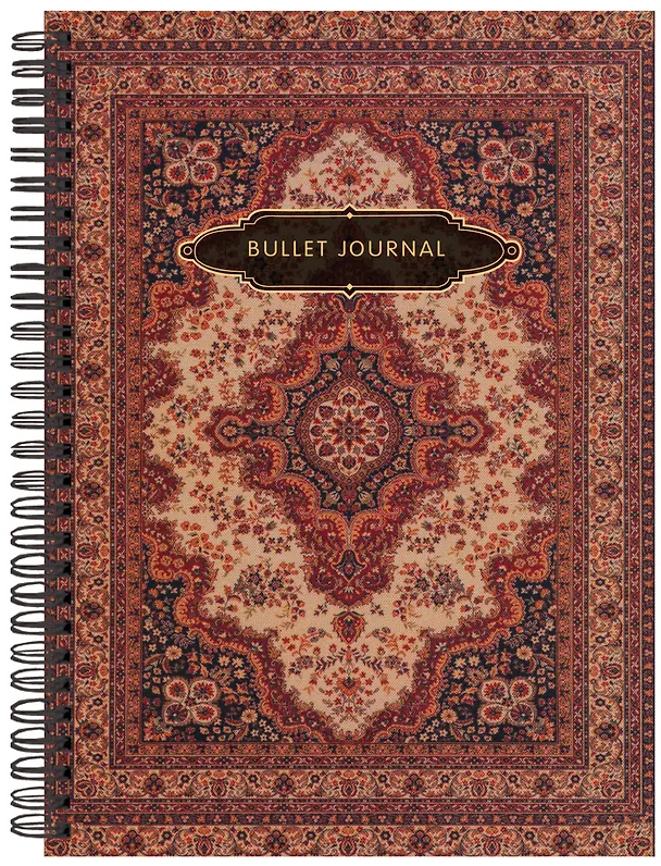 Книга для записей А5 120стр тчк. "Bullet Journal (ковер)" 3010941 — 2