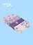 Пенал-косметичка "Lavender" плоская, с подкладом, ассорти, Yoi — 3041020 — 2