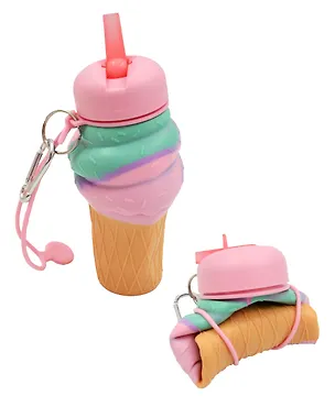 Бутылка складная Мороженое (силикон) (450мл) (12-34435-202405-B20) 3045384