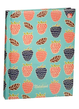 Записная книжка А6 48л "Малиновый орнамент" 7БЦ, с поролоном, мат.лам., выб.лак, блестки, Listoff 241536