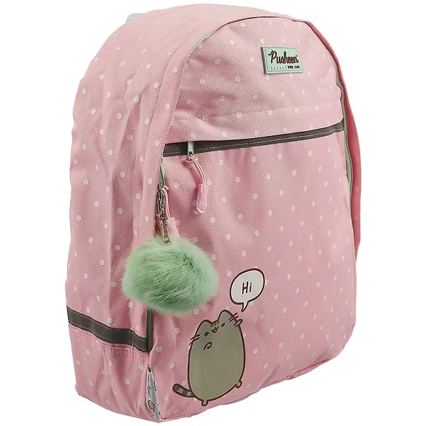 Рюкзак "Pusheen" 38*32*13, подвеска помпон 2937727 — 2