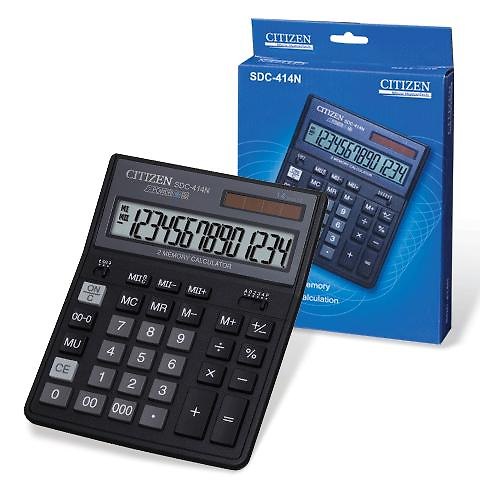 Калькулятор 14 разрядный настольный CITIZEN SDC-414 209450 — 1