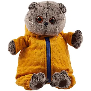 Мягкая игрушка Басик в стеганом комбинезоне (30 см) (Ks30-164) 2854996