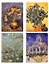 Записная книжка А6+112л лин./кл./нелин. "Art. Van Gogh" ПВХ-обл., ассорти — 3162789 — 1