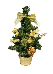 Елка искусственная с украшениями (161-114) (30см)