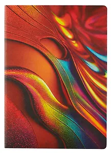 Книга для записей А4- 80л "Dream book. № 4" иск.кожа, комбинир.блок (точка, клетка), инд.уп.