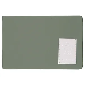 Еженедельник недат. 64л 160х105 "NUANCES" эвкалипт, 7Б, иск.кожа, тв.переплет, тонир.блок, нашивка с тисн.фольгой, скругл.углы, ляссе, инд.уп