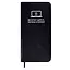 Записная книжка 56л 72*142 "САРИФ ЧЁРНЫЙ" д/записи интернет-адресов, логинов и паролей, мягк.переплёт,тиснение фольгой, ляссе, инд.уп. — 3004110 — 1