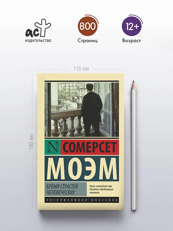 Книга Бремя страстей человеческих (Уильям Сомерсет Моэм) — 6