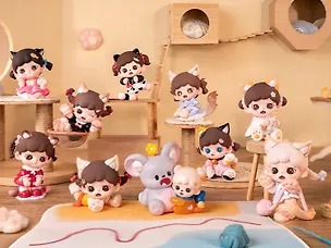 Коллекционная фигурка Кошачье личико, серии Зора TNT Space, высота 8.5см, Blind Box, 12-T3012-7 3143657