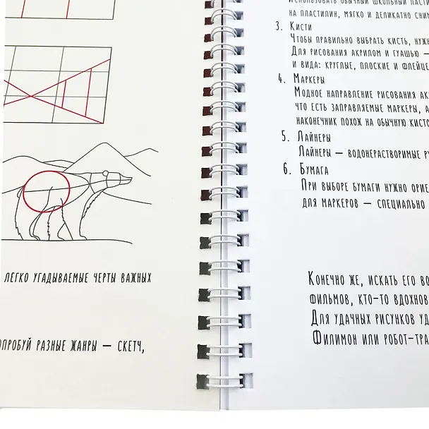 Альбом для рисования «Художник и муза» Listoff А4, 30 листов, спираль 3040084 — 2