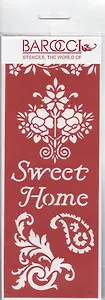 Трафарет универсальный Sweet home (ТУ-16) (8,5х23)