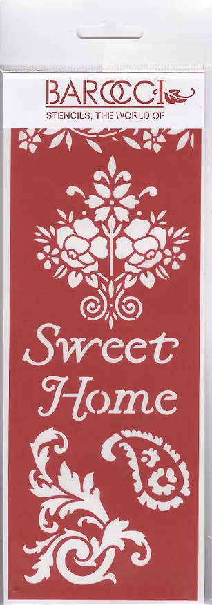 Трафарет универсальный Sweet home (ТУ-16) (8,5х23) 2371417 — 1