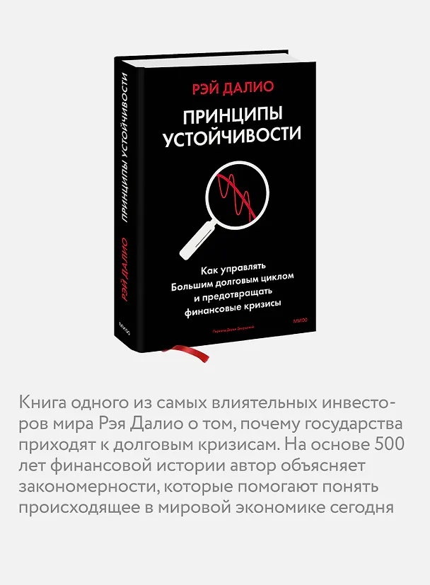Книга Принципы устойчивости. Как управлять Большим долговым циклом и предотвращать финансовые кризисы (Рэй Далио) — 7