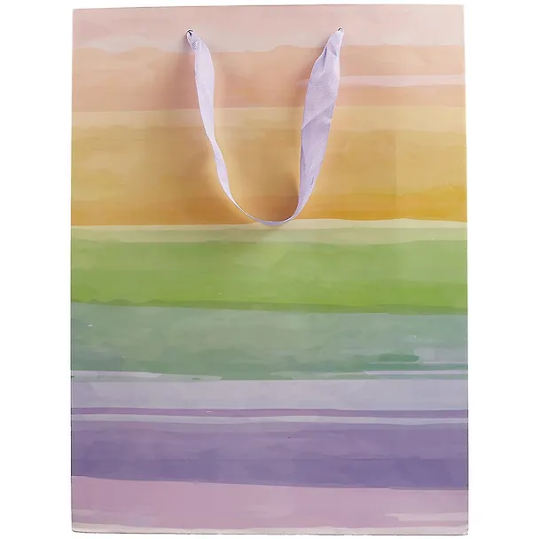 Пакет А3 42*32*11,5 "Радужные полосы" нейтр., бум.мат.ламинат 261699 — 3