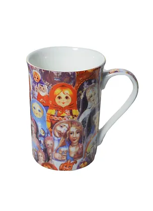 Кружка декоративная Матрешка (фарфор) (061-34-245) 2388564