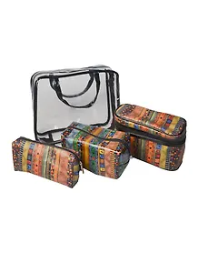 Набор из 4-х косметичек на подкладке серия Маракеш (27х9х21) (34056)