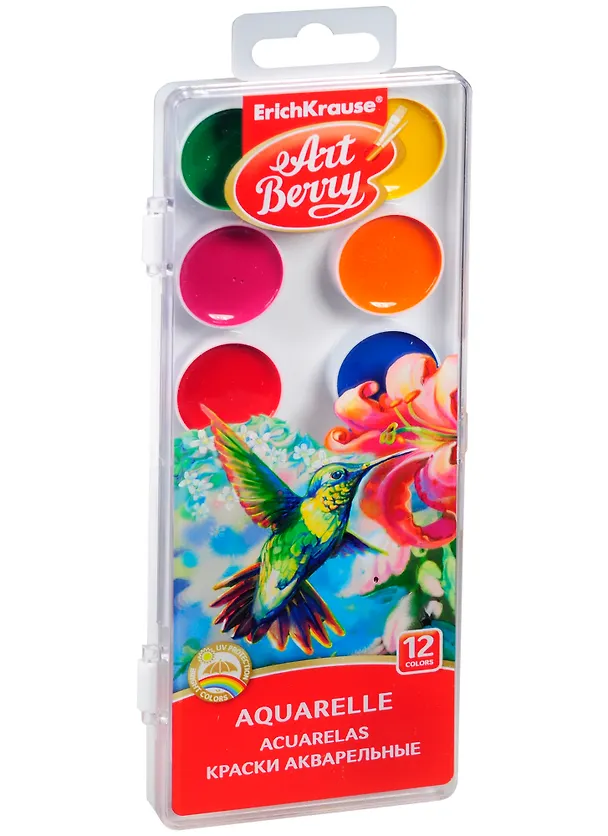 Акварельные краски «Art Berry» 12 цветов, Art Berry 242436 — 1