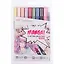 Брашпен Tombow ABT Manga Set Shojo 2 в 1, 10 штук — 248013 — 1