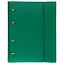 Тетрадь 120 листов, клетка, "Velvet" зеленая, на кольцах, на резинке — 3104476 — 1