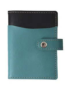 Визитница Футляр для кредитных визитных и дисконтных карт кожзам бирюзовый