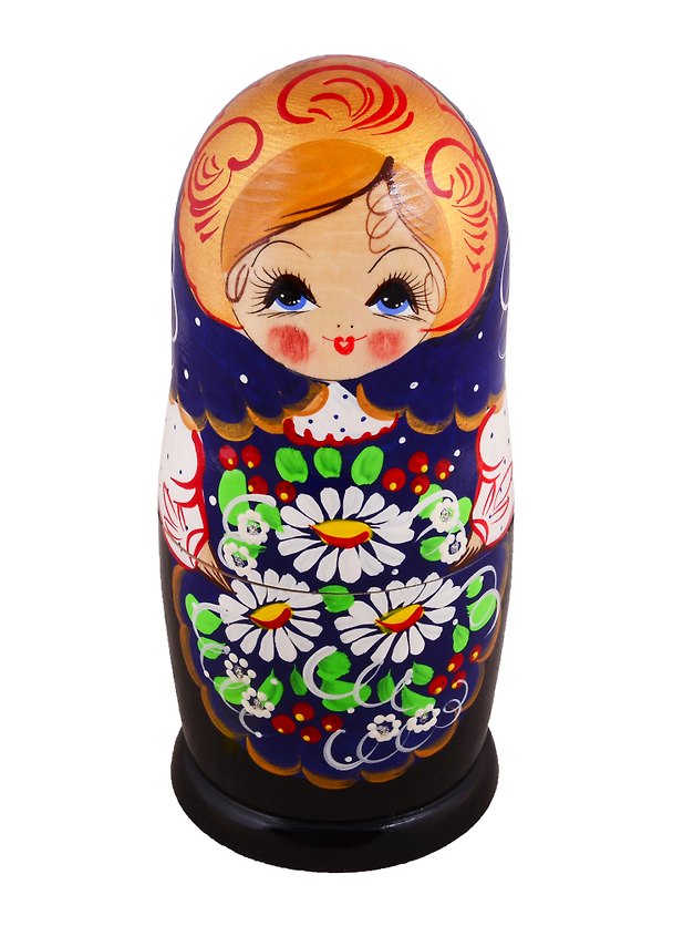 Матрешка 7 в 1 (Цветы, Эскиз 05, Ромашки) (М07220305) 2723830 — 1