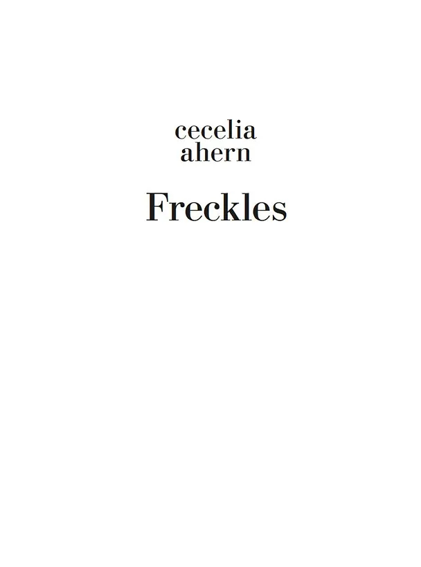 Книга Веснушка (Сесилия Ахерн) — 5