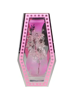 Ваза стекло Калипсо ромб резной (20х10) (119631) 2468796